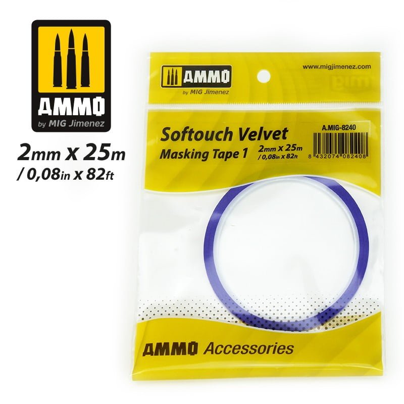 MIG Ammo Mig 8240 Softouch Velvet Masking Tape 1