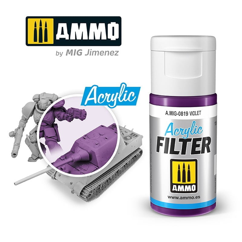 Mig 0819 Violet Acrylic Filter