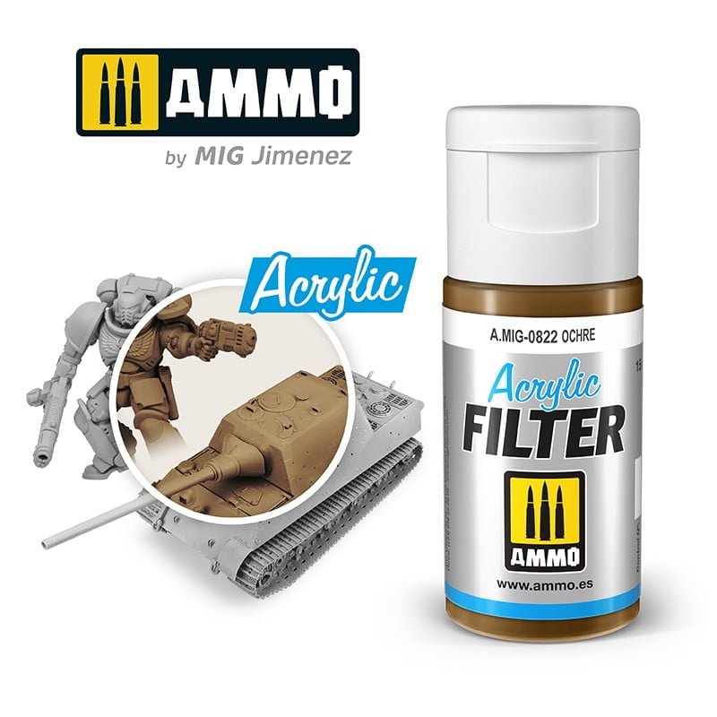 Mig 0822 Ochre Acrylic Filter