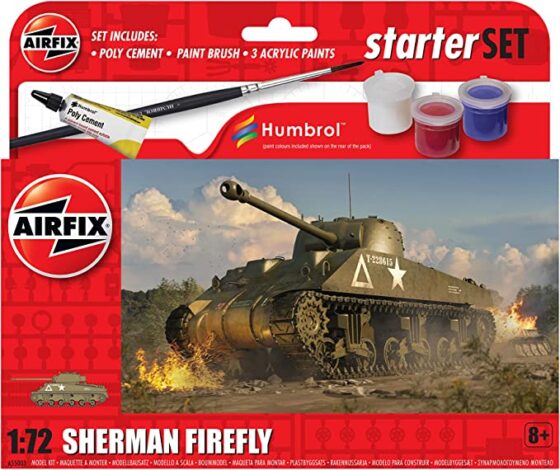 Airfix A55003 1/72 Sherman Firefly Starter Set