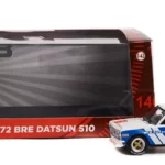 Greenlight 86346 | 1/43 Tokyo Torque – 1972 Datsun 510 – #68 Brock Racing Enterprises (BRE) Guest Car – Peter Gregg 4B