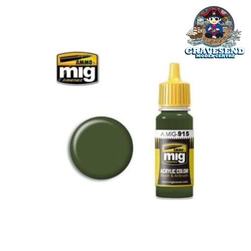 MIG915 DARK GREEN ACRYLIC PAINT