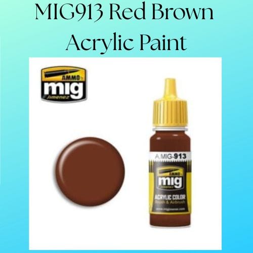 MIG913 RED BROWN BASE ACRYLIC PAINT