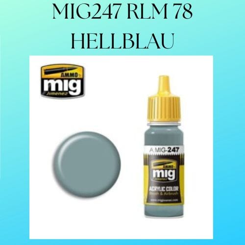 MIG247 RLM 78 HELLBLAU