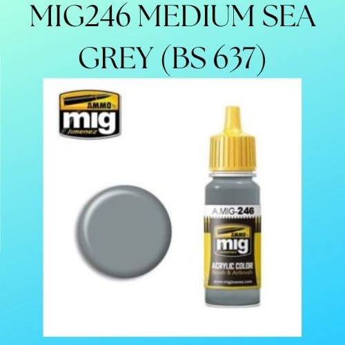 MIG246 MEDIUM SEA GREY (BS 637)