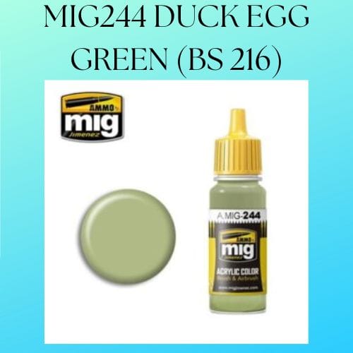 MIG244 DUCK EGG GREEN (BS 216)