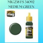 MIG238 FS 34092 MEDIUM GREEN