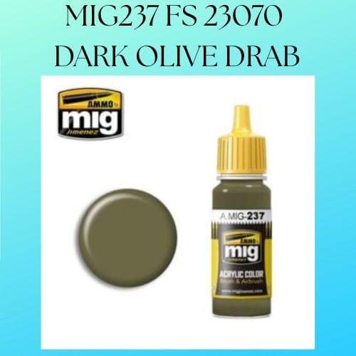 MIG237 FS 23070 DARK OLIVE DRAB