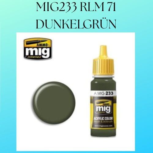 MIG233 RLM 71 DUNKELGRÜN