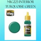 MIG223 INTERIOR TURQUOISE GREEN