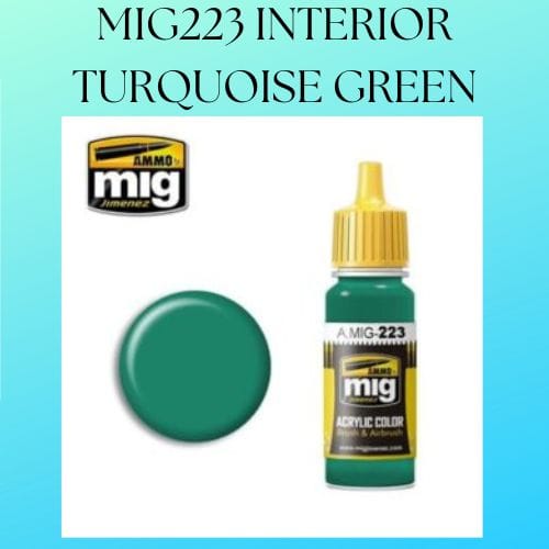 MIG223 INTERIOR TURQUOISE GREEN