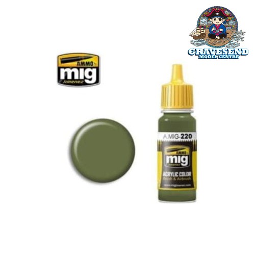 MIG220 FS 34151 ZINC CHROMATE GREEN