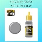 MIG211 FS 36270 MEDIUM GRAY