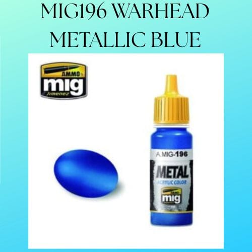 MIG196 WARHEAD METALLIC BLUE