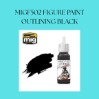 MIGF502 FIGURE PAINT OUTLINING BLACK