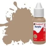 Humbrol Acrylic No 72 Matt Khaki Drill Dropper Bottle
