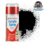 Humbrol No  201 Metalic Black Spray