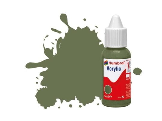 Humbrol Acrylic No.102 Army Green - Matt