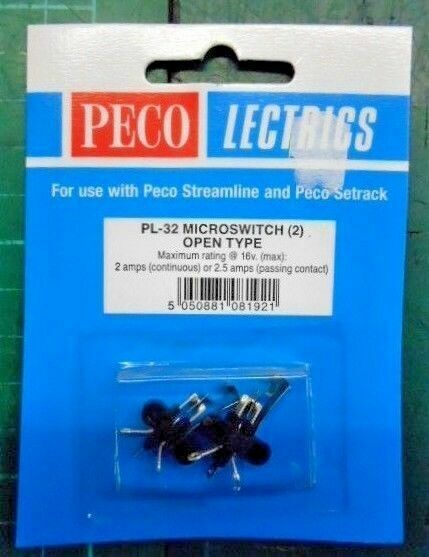 Peco PL-32 Micro Switch (2) Enclosed Open Type