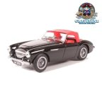 Oxford Diecast 43AH1004 Austin-Healey 100 BN1 - Black & Red Closed