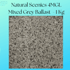 Natural Scenics 4MGL Mixed Grey Ballast - 1 Kg