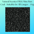 Natural Scenics FBLK Mine Run Coal - Suitable for All Gauges - 1 Kg