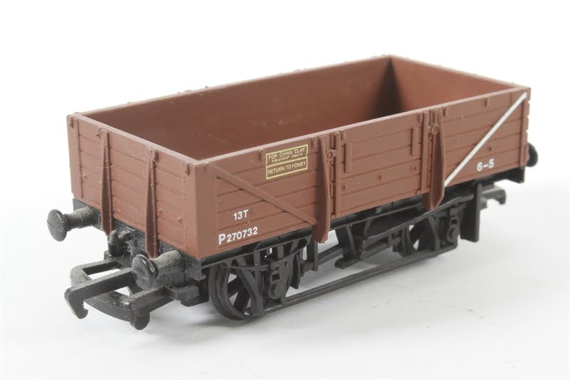 Bachmann 33078 5 Plank China Clay Wagon w/o Hood BR Brown