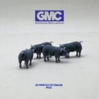 3D Printed Pigs Pack of 8