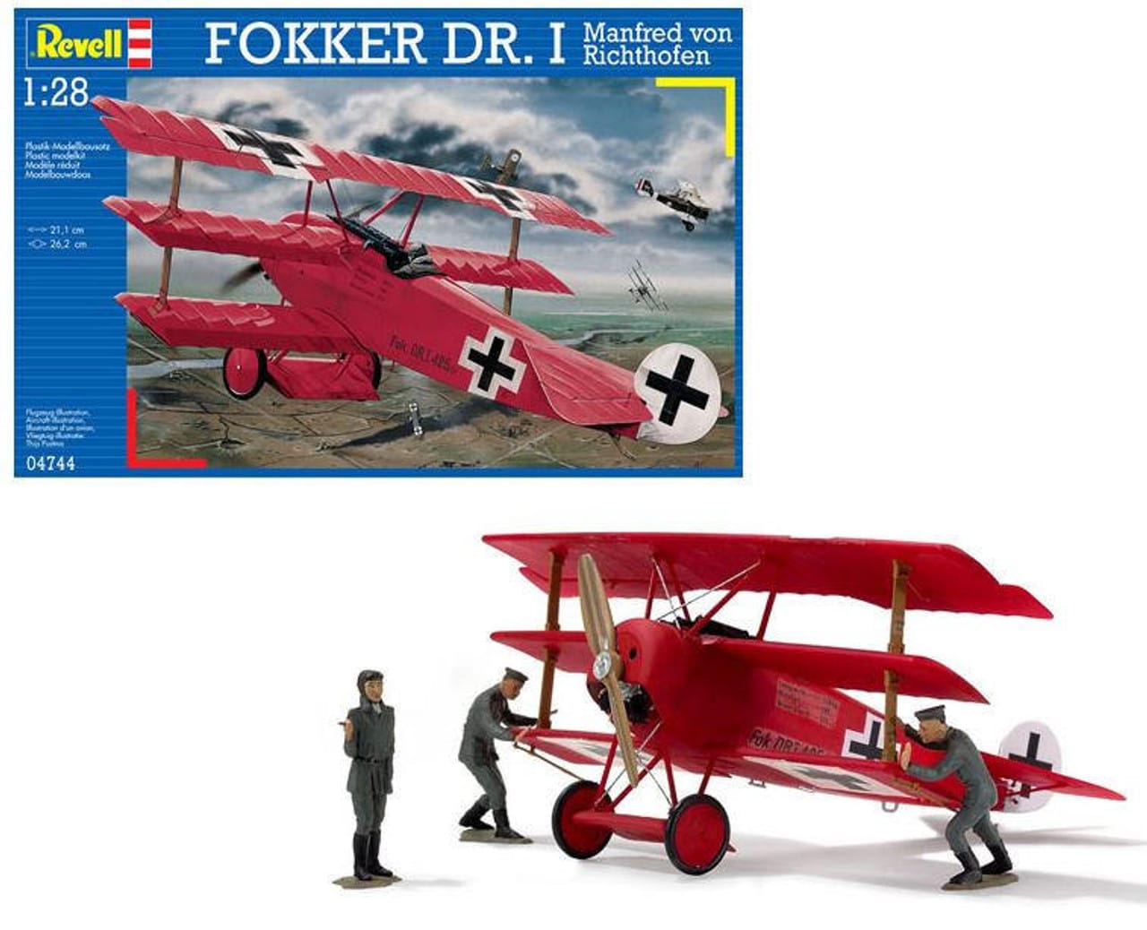 Revell 04744 1/28 Fokker DR.I - Manfred von Richtofen