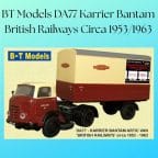 BT Models DA77 Karrier Bantam British Railways Circa 1953/1963