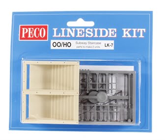 PECO LK-7 OO Gauge Subway Staircases – Unassembled Plastic Kit, Made In UK