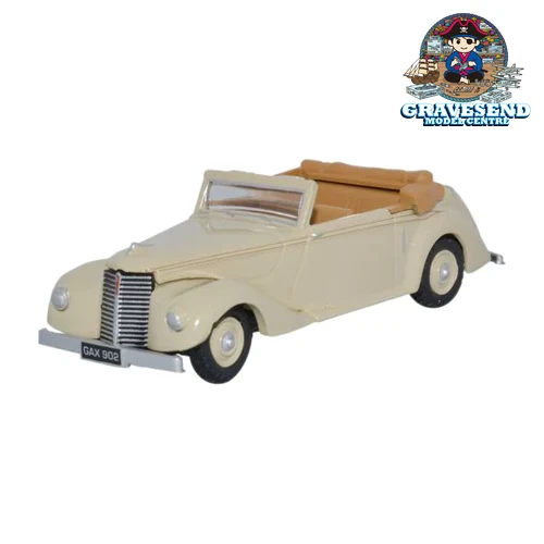 Oxford Diecast 76ASH001 1/76 Beige Armstrong Siddeley Hurricane Open
