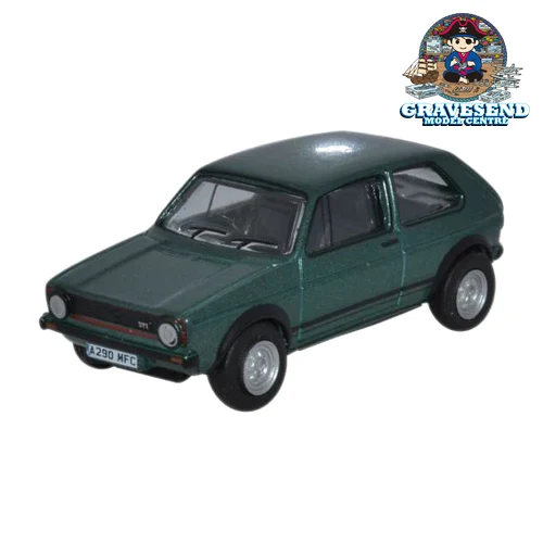 Oxford Diecast1/76 76GF005 Mk 1 VW Golf GTi Lhess Green Mattalic