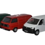 Oxford Diecast 76SET66 1/76 5 Piece VW Van Set