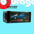 Burago 3035 Bugatti EB 110 1991 Blue 1/18 Scale