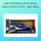 Jada 99514 Brians 2012 Suburu Impreza WRX STI GH - Blue/Silver