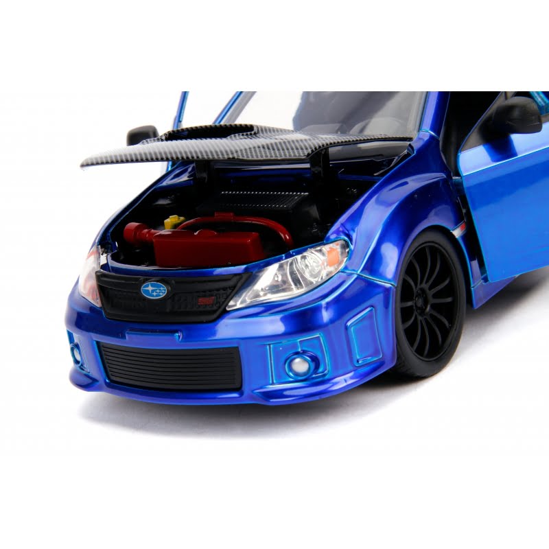 Jada 99514 Brians 2012 Suburu Impreza WRX STI GH - Blue/Silver - Image 2