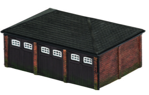 Hornby R9812 Triple Garage