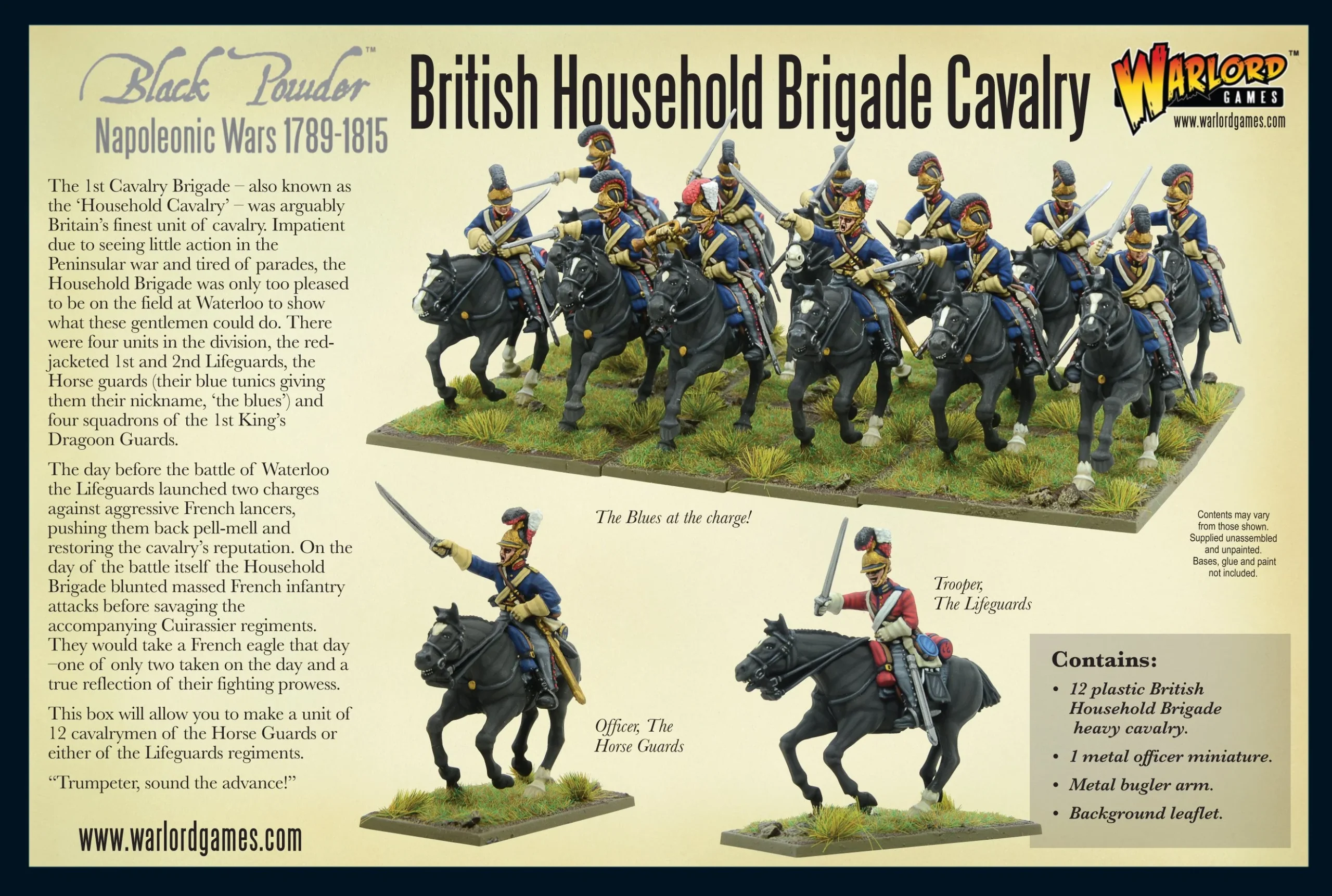 Warlord Games Black Powder 28mm British Household Brigade Cavalry - Image 2