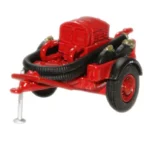 Oxford Diecast 76CCP003 Red Coventry Climax Pump Trailer - 1/76 Scale.