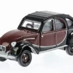 Oxford Diecast 76CT001 Charleston Maroon/Black Citroen 2CV - 1/76 Scale