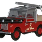 Oxford Diecast 76LAN188015 British Rail Land Rover 88 Fire Tender - 1:76 Scale