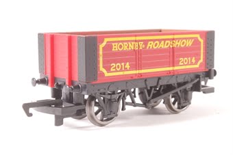 Hornby R6884 Limited Edition 2014 Roadshow 6 Plank Wagon 252/1000