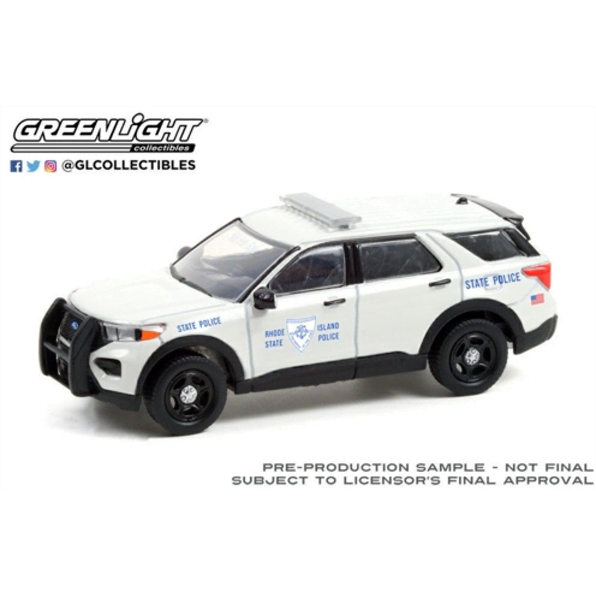 Greenlight 1/64 30295 Ford Police Interceptor Rhode Island State Police 2020