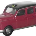 Oxford Diecast 1/76 76FX4003 FX4 Taxi Maroon & Black