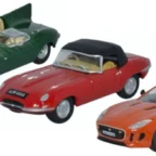 Oxford Diecast 1/76 76SET48 3 Piece Jaguar Set