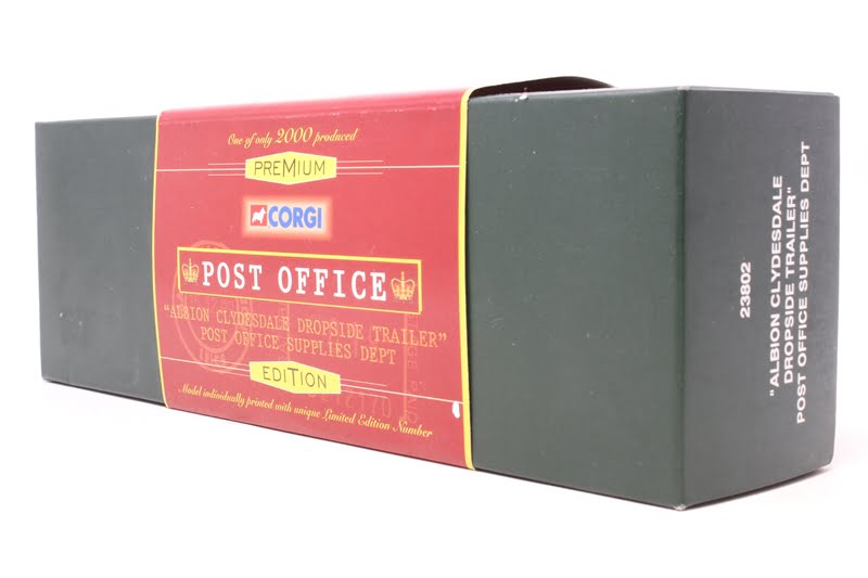 23802 1/50 Albion Clydesdale Dropside Trailer Post Office supplies Gravesend Model Centre
