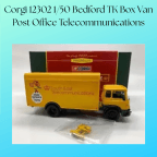 Corgi 12302 1/50 Bedford TK Box Van Post Office Telecommunications