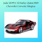 Jada 32095 1/32 Harley Quinn 1969 Chevrolet Corvette Stingray