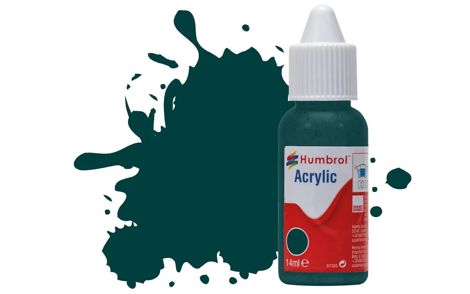 Humbrol Acrylic No.244 RLM 73 Grun Matt Acrylic Paint